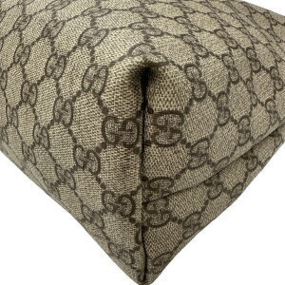 Gucci GG Tote Shoulder Bag Brown Beige - Picture 5 of 9